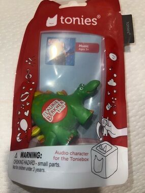 tonies Laurie Berkner Band Green Dino Tonie Audio Character for Toniebox